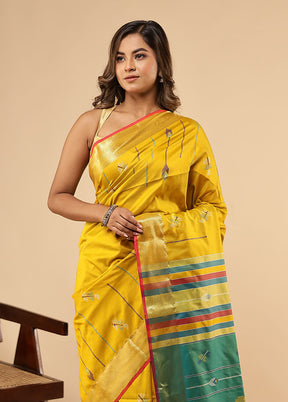Multicolor Kalakethra Saree With Blouse Piece