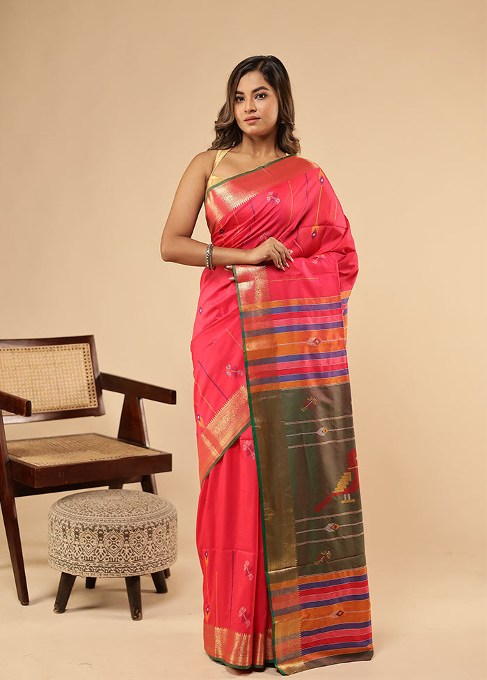 Multicolor Kalakethra Saree With Blouse Piece