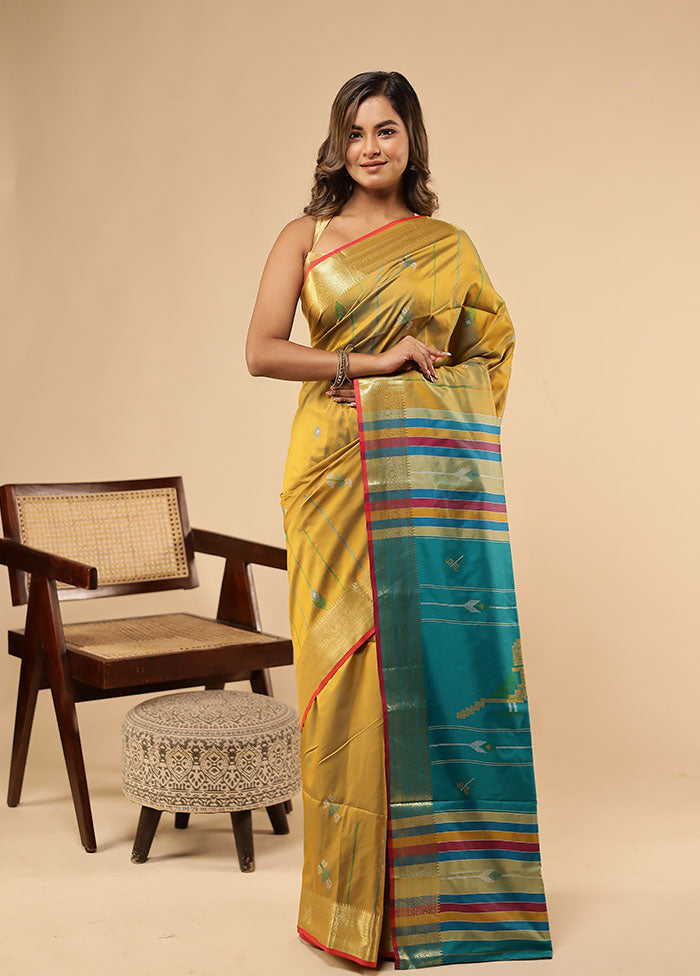Multicolor Kalakethra Saree With Blouse Piece