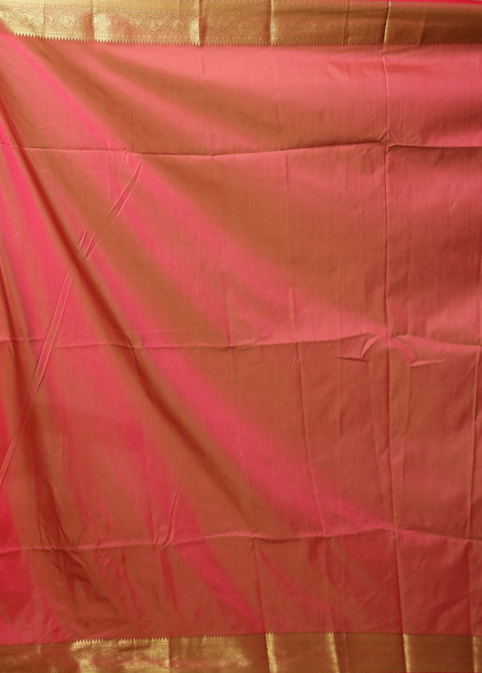 Multicolor Kalakethra Saree With Blouse Piece