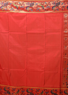 Pink Kanjivaram Silk Saree With Blouse Piece