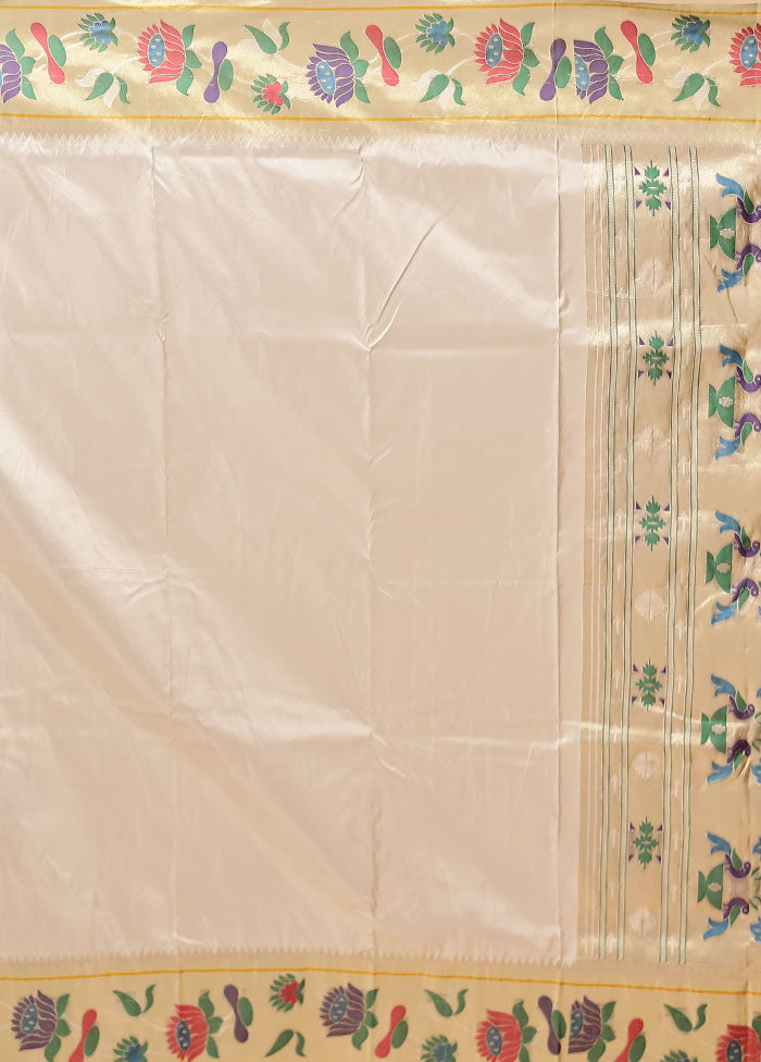 Pink Kanjivaram Silk Saree With Blouse Piece