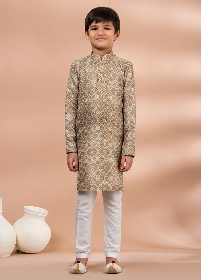 Multicolor Cotton Kurta & Pajama Set