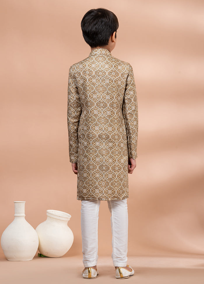 Multicolor Cotton Kurta & Pajama Set