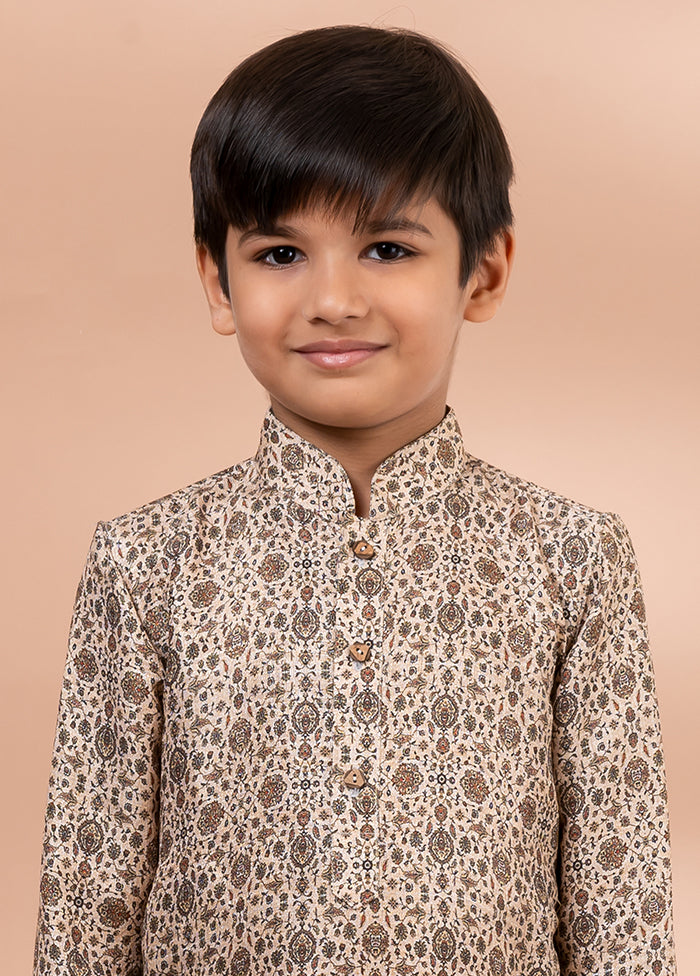 Multicolor Cotton Kurta & Pajama Set