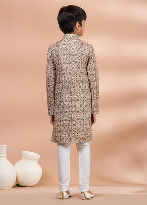 Multicolor Cotton Kurta & Pajama Set