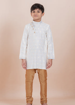 White Cotton Kurta & Pajama Set