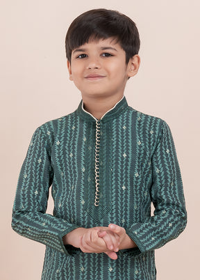 Multicolor Cotton Kurta & Pajama Set