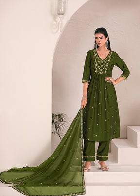 3 Pc Purple Silk Suit Set