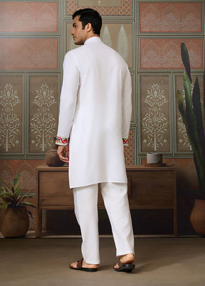 White Cotton Kurta