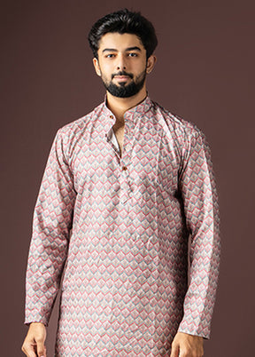 Multicolor Cotton Kurta & Pajama Set