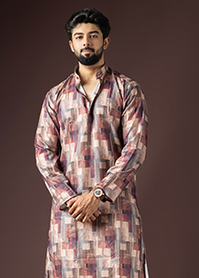 Multicolor Cotton Kurta & Pajama Set