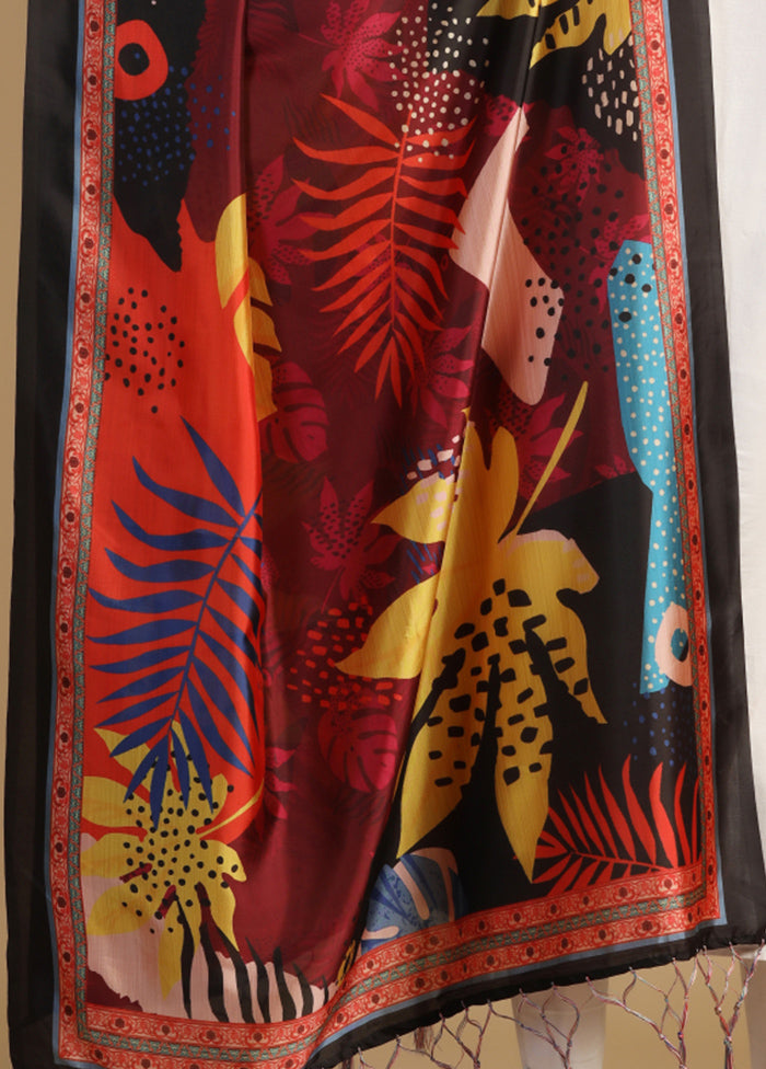 Multicolor Banarasi Silk Dupatta