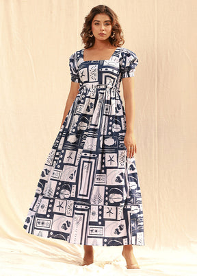 Blue Readymade Rayon Kurti