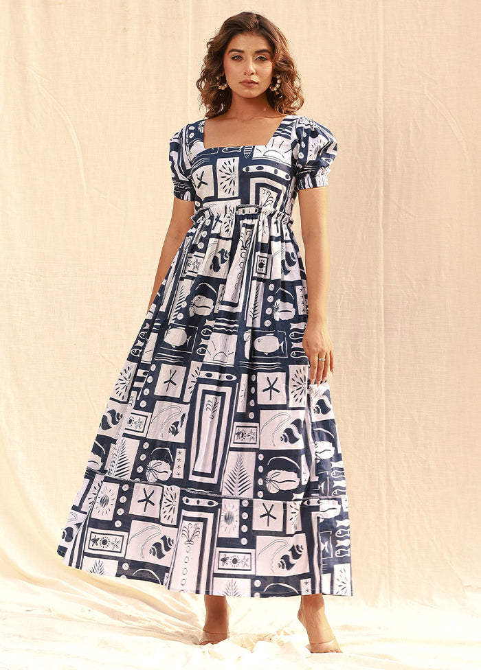 Blue Readymade Rayon Kurti