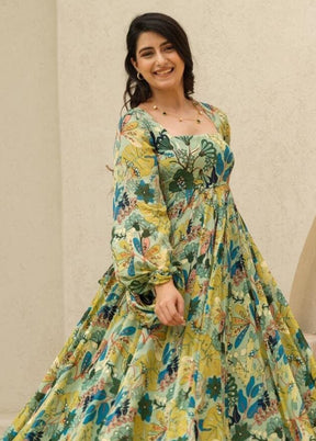 Green Readymade Rayon Kurti