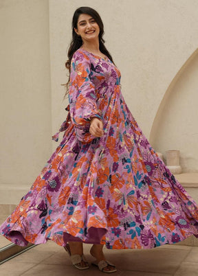 Pink Readymade Rayon Kurti