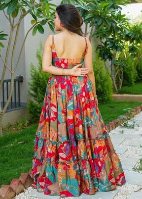 Multicolor Readymade Rayon Kurti