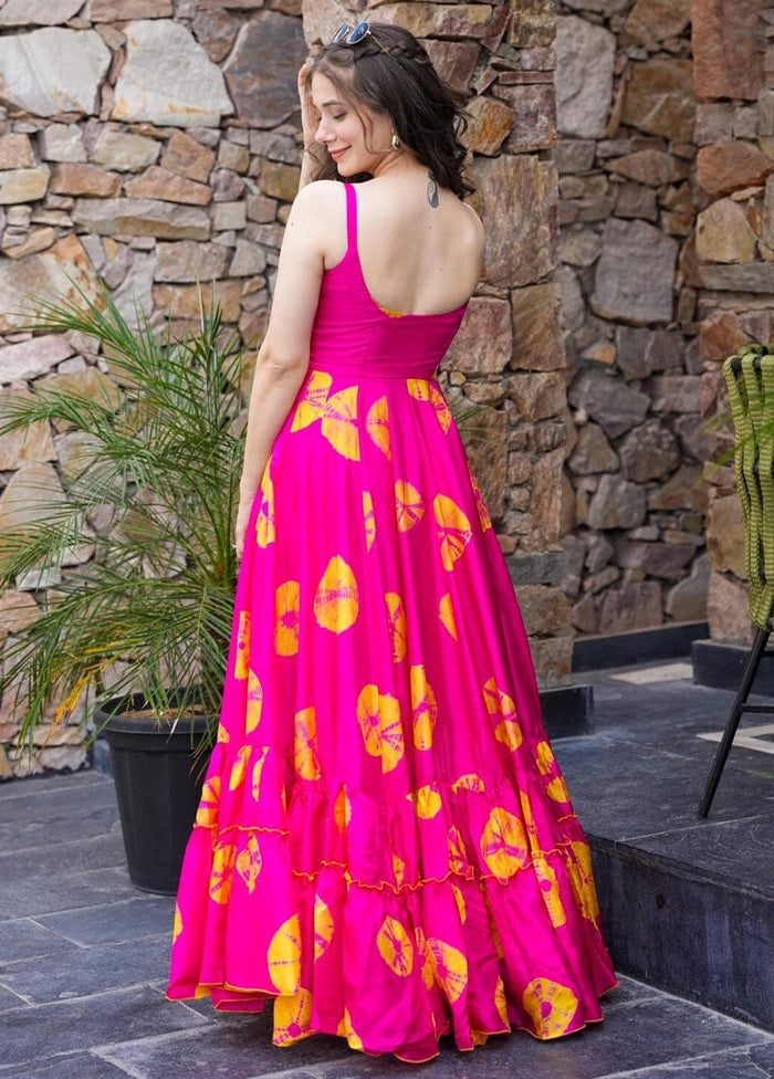 Pink Readymade Rayon Kurti