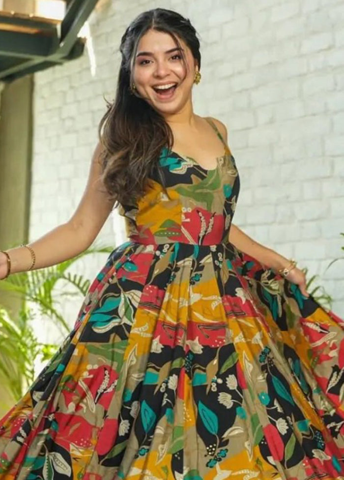 Multicolor Readymade Rayon Kurti