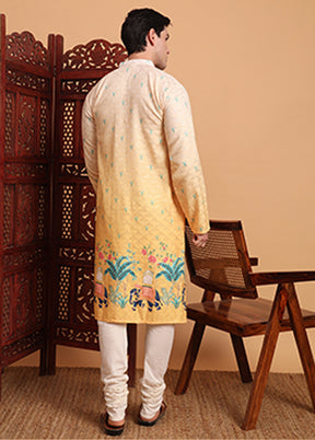 Yellow Cotton Kurta