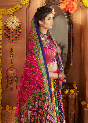 Multicolor Cotton Dupatta Lehenga Set
