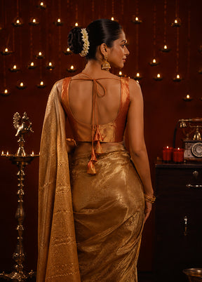 Red Round Neck Designer Blouse