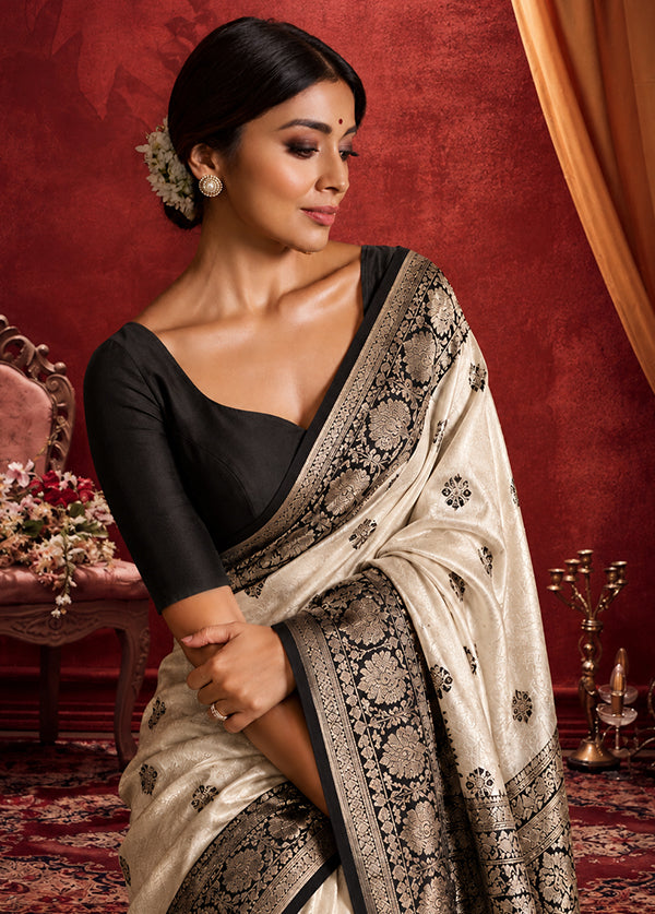 Black Sweetheart Neck Designer Blouse