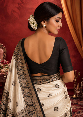 Black Sweetheart Neck Designer Blouse