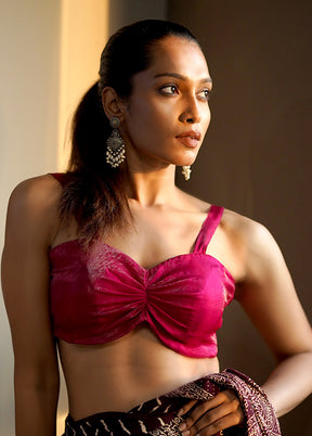 Rani Pink Tissue Designer Blouse