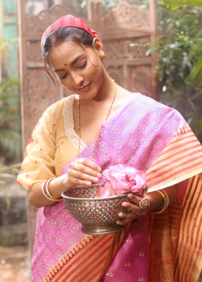 Beige  V Neck Designer Blouse