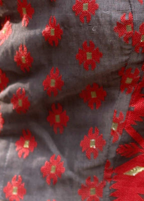 Grey  Square Neck Designer Blouse