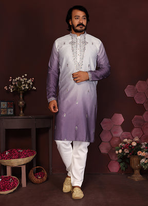 Multicolor Cotton Kurta & Pajama Set