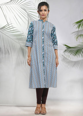 White Readymade Cotton Kurti - Indian Silk House Agencies