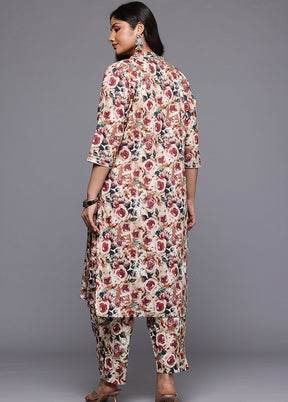 2 Pc Multicolor Pure Readymade Cotton Kurti Set