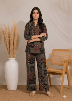 2 Pc Multicolor Rayon Kurti Set