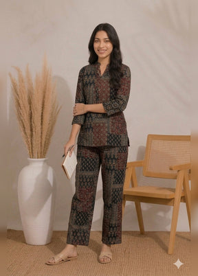 2 Pc Multicolor Rayon Kurti Set