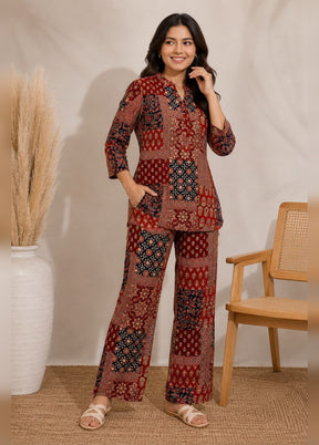 2 Pc Multicolor Rayon Kurti Set