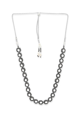 Golden Kundan Work Alloy Necklace - Indian Silk House Agencies