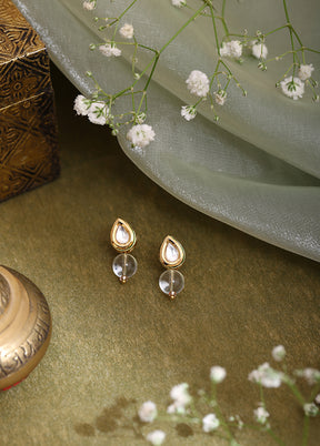 White Brass Earrings