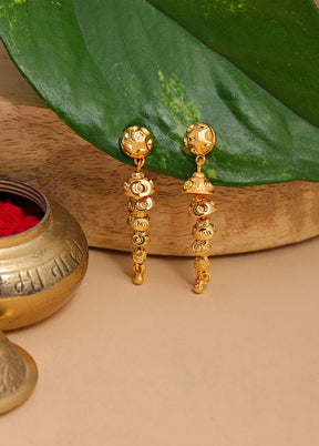 Golden Brass Earrings