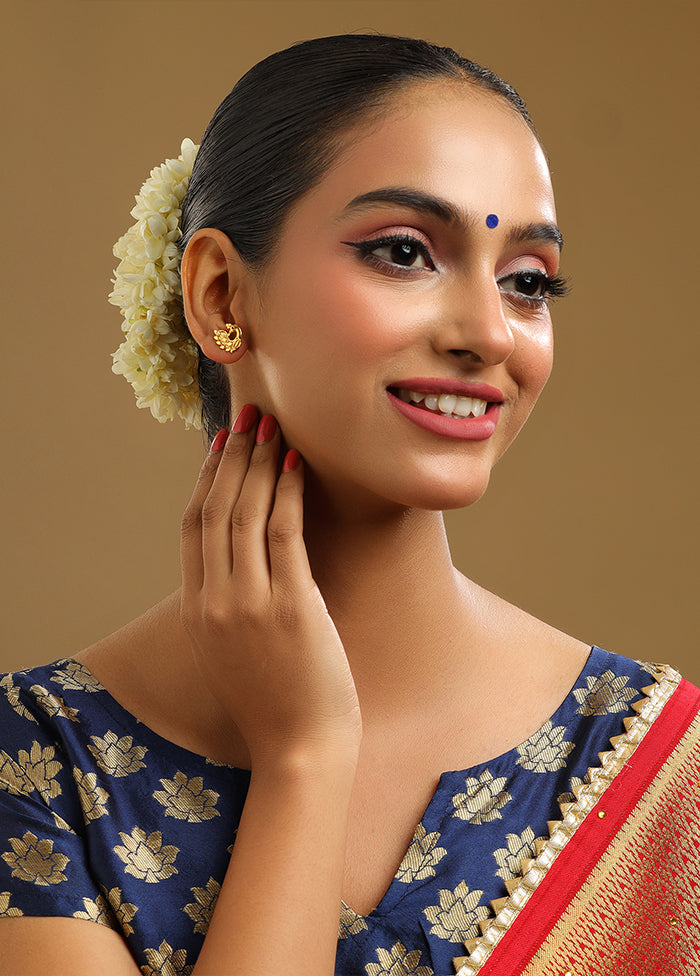 Golden Brass Earrings