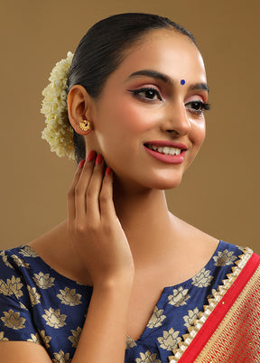 Golden Brass Earrings