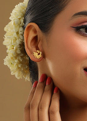 Golden Brass Earrings