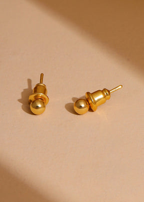 Golden Brass Earrings