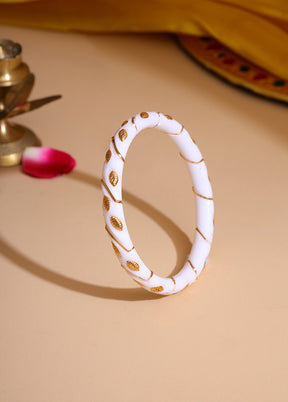 White Brass Bangles