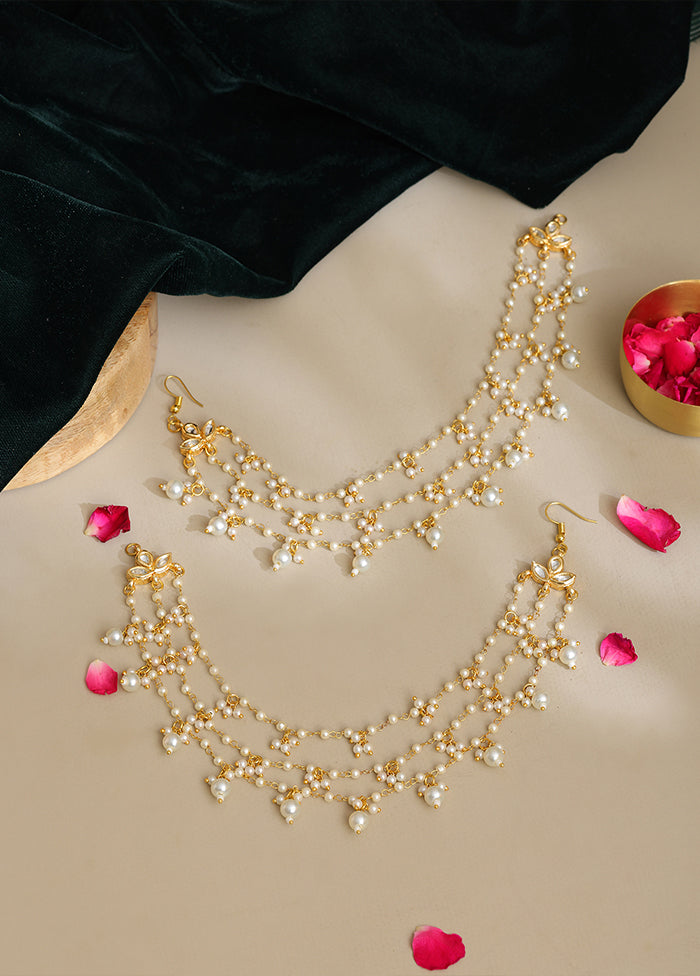 Golden Brass Earrings