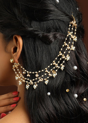 Golden Brass Earrings