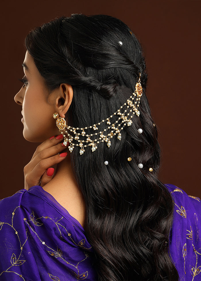 Golden Brass Earrings