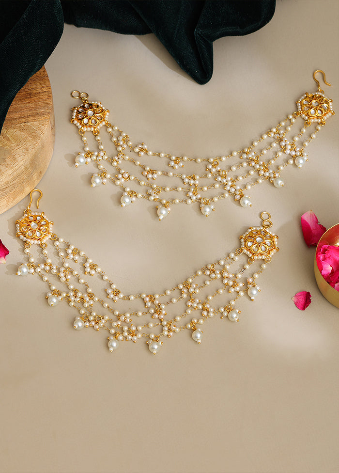 Golden Brass Earrings